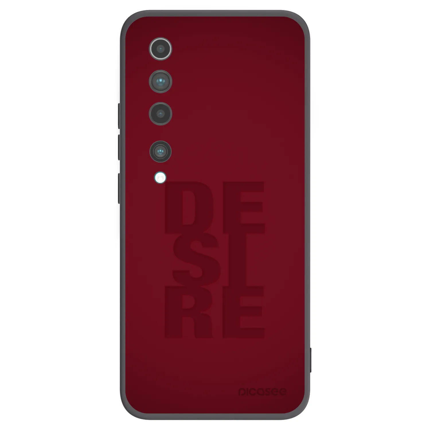 Picasee silikónový čierny obal pre Xiaomi Mi 10 - Desire