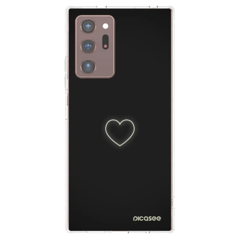 Picasee silikónový prehľadný obal pre Samsung Galaxy Note 20 Ultra - Heart