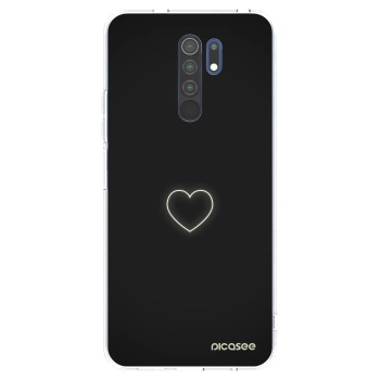 Picasee silikónový prehľadný obal pre Xiaomi Redmi 9 - Heart