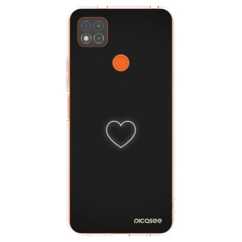 Picasee silikónový prehľadný obal pre Xiaomi Redmi 9C - Heart