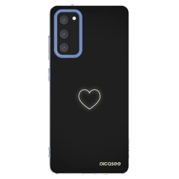 Picasee silikónový prehľadný obal pre Samsung Galaxy S20 FE - Heart