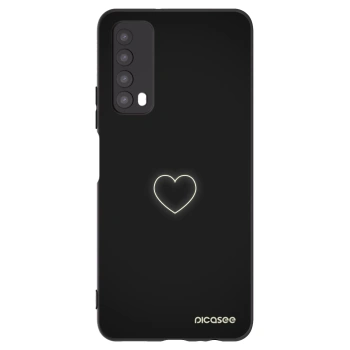Picasee silikónový čierny obal pre Huawei P Smart 2021 - Heart
