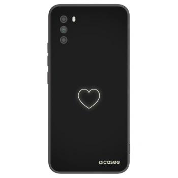 Picasee silikónový čierny obal pre Xiaomi Poco M3 - Heart