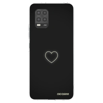 Picasee silikónový prehľadný obal pre Xiaomi Mi 10 Lite - Heart