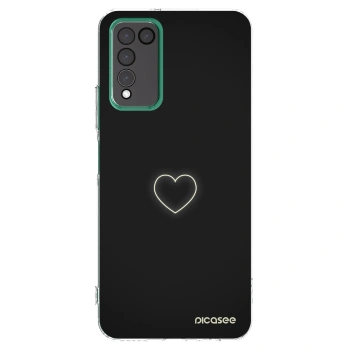 Picasee silikónový prehľadný obal pre Honor 10X Lite - Heart