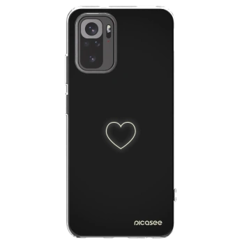 Picasee silikónový prehľadný obal pre Xiaomi Redmi Note 10 - Heart