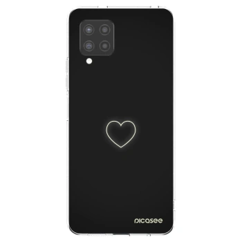 Picasee silikónový prehľadný obal pre Samsung Galaxy A42 A426B - Heart