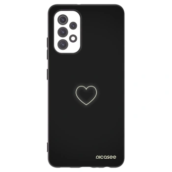 Picasee silikónový čierny obal pre Samsung Galaxy A32 5G A326B - Heart
