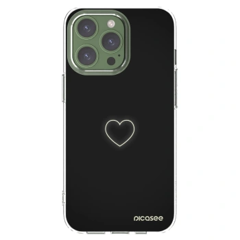 Picasee silikónový prehľadný obal pre Apple iPhone 13 Pro - Heart
