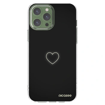 Picasee silikónový prehľadný obal pre Apple iPhone 13 Pro Max - Heart