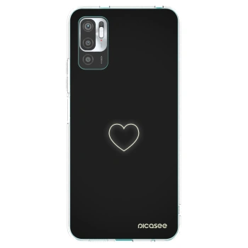 Picasee silikónový prehľadný obal pre Xiaomi Redmi Note 10 5G - Heart