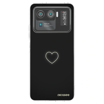 Picasee silikónový prehľadný obal pre Xiaomi Mi 11 Ultra - Heart