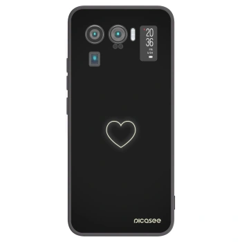 Picasee silikónový čierny obal pre Xiaomi Mi 11 Ultra - Heart