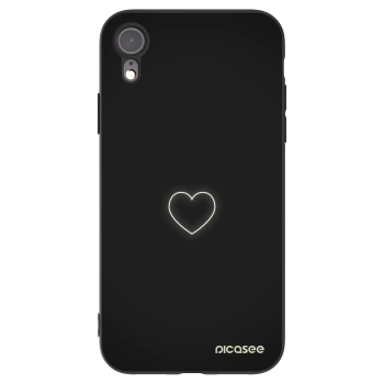 Picasee silikónový čierny obal pre Apple iPhone 6 Plus/6S Plus - Heart