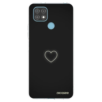 Picasee silikónový prehľadný obal pre Realme C21 - Heart
