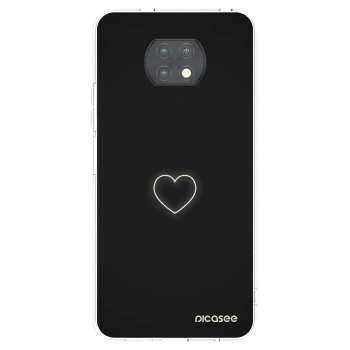 Picasee silikónový prehľadný obal pre Xiaomi Redmi Note 9T - Heart