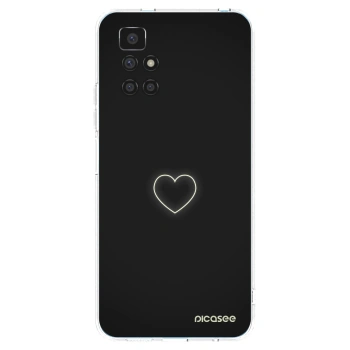 Picasee silikónový prehľadný obal pre Xiaomi Redmi 10 - Heart