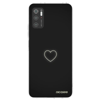 Picasee silikónový prehľadný obal pre Xiaomi Poco M3 Pro 5G - Heart
