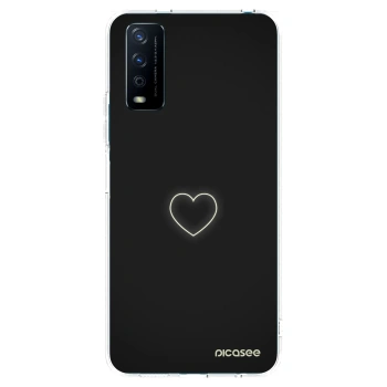 Picasee silikónový prehľadný obal pre Vivo Y11s - Heart