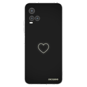 Picasee silikónový prehľadný obal pre Vivo Y33s - Heart