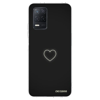 Picasee silikónový prehľadný obal pre Realme 8 5G - Heart