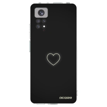 Picasee silikónový prehľadný obal pre Xiaomi Redmi Note 11 - Heart