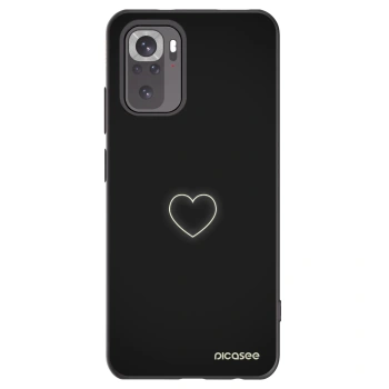 Picasee silikónový čierny obal pre Xiaomi Redmi Note 11S 4G - Heart