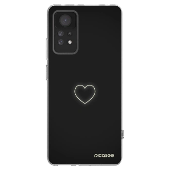 Picasee silikónový prehľadný obal pre Xiaomi Redmi Note 11 Pro - Heart