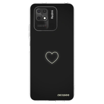 Picasee silikónový prehľadný obal pre Xiaomi Redmi 10C - Heart