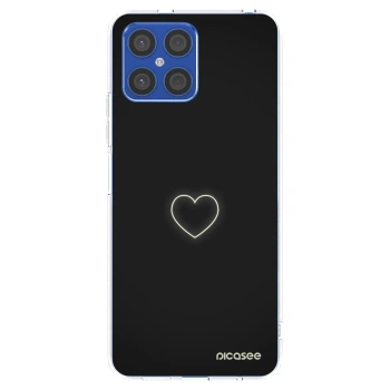 Picasee silikónový prehľadný obal pre Honor X8 4G - Heart