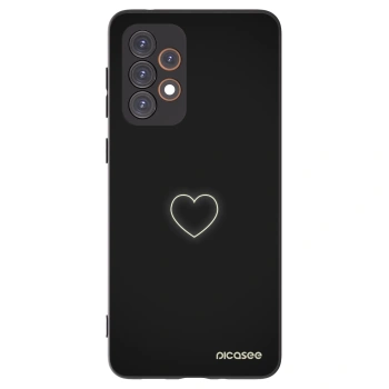 Picasee silikónový čierny obal pre Samsung Galaxy A33 5G A336 - Heart
