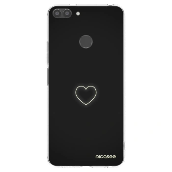 Picasee silikónový prehľadný obal pre Huawei P Smart - Heart