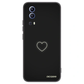 Picasee silikónový čierny obal pre Vivo Y52 5G - Heart