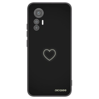 Picasee silikónový čierny obal pre Xiaomi 12 Lite - Heart