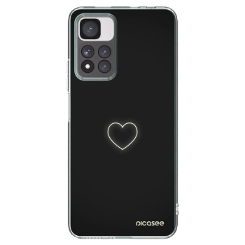 Picasee silikónový prehľadný obal pre Xiaomi Redmi Note 11 Pro+ 5G - Heart