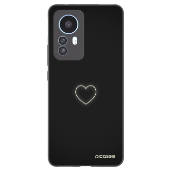 Picasee silikónový čierny obal pre Xiaomi 12T Pro - Heart