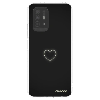 Picasee silikónový prehľadný obal pre OPPO A94 5G - Heart