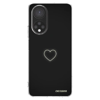 Picasee silikónový prehľadný obal pre Honor X7 - Heart