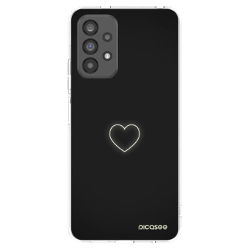 Picasee silikónový prehľadný obal pre Samsung Galaxy A73 5G - Heart