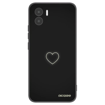 Picasee silikónový čierny obal pre Xiaomi Redmi A1 - Heart