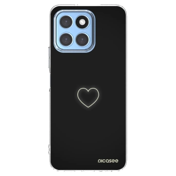 Picasee silikónový prehľadný obal pre Honor X8 5G - Heart