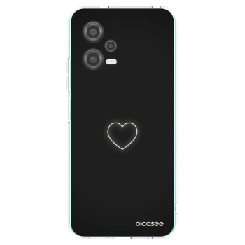 Picasee silikónový prehľadný obal pre Xiaomi Poco X5 - Heart