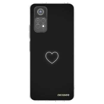 Picasee silikónový prehľadný obal pre Xiaomi Redmi Note 11S 5G - Heart