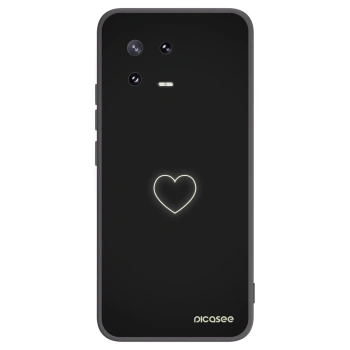 Picasee silikónový čierny obal pre Xiaomi 13 Pro - Heart