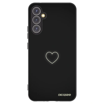 Picasee silikónový čierny obal pre Samsung Galaxy A34 5G A346B - Heart