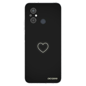 Picasee silikónový prehľadný obal pre Xiaomi Redmi 12C - Heart