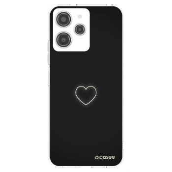 Picasee silikónový prehľadný obal pre Xiaomi Redmi 12 4G - Heart