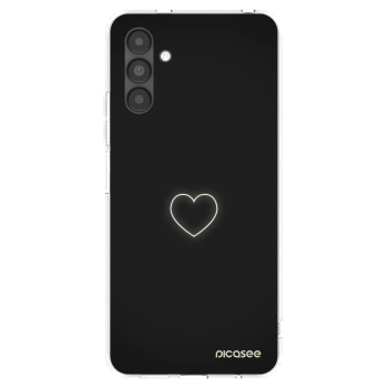 Picasee silikónový prehľadný obal pre Samsung Galaxy A04s A047F - Heart
