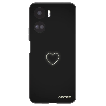Picasee silikónový čierny obal pre Honor 90 Lite 5G - Heart