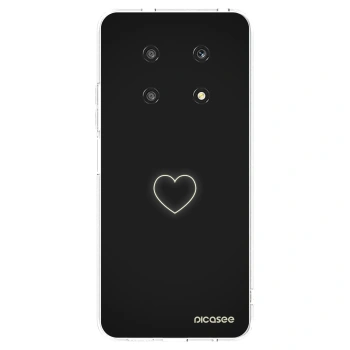 Picasee silikónový prehľadný obal pre Honor Magic4 Lite 5G - Heart